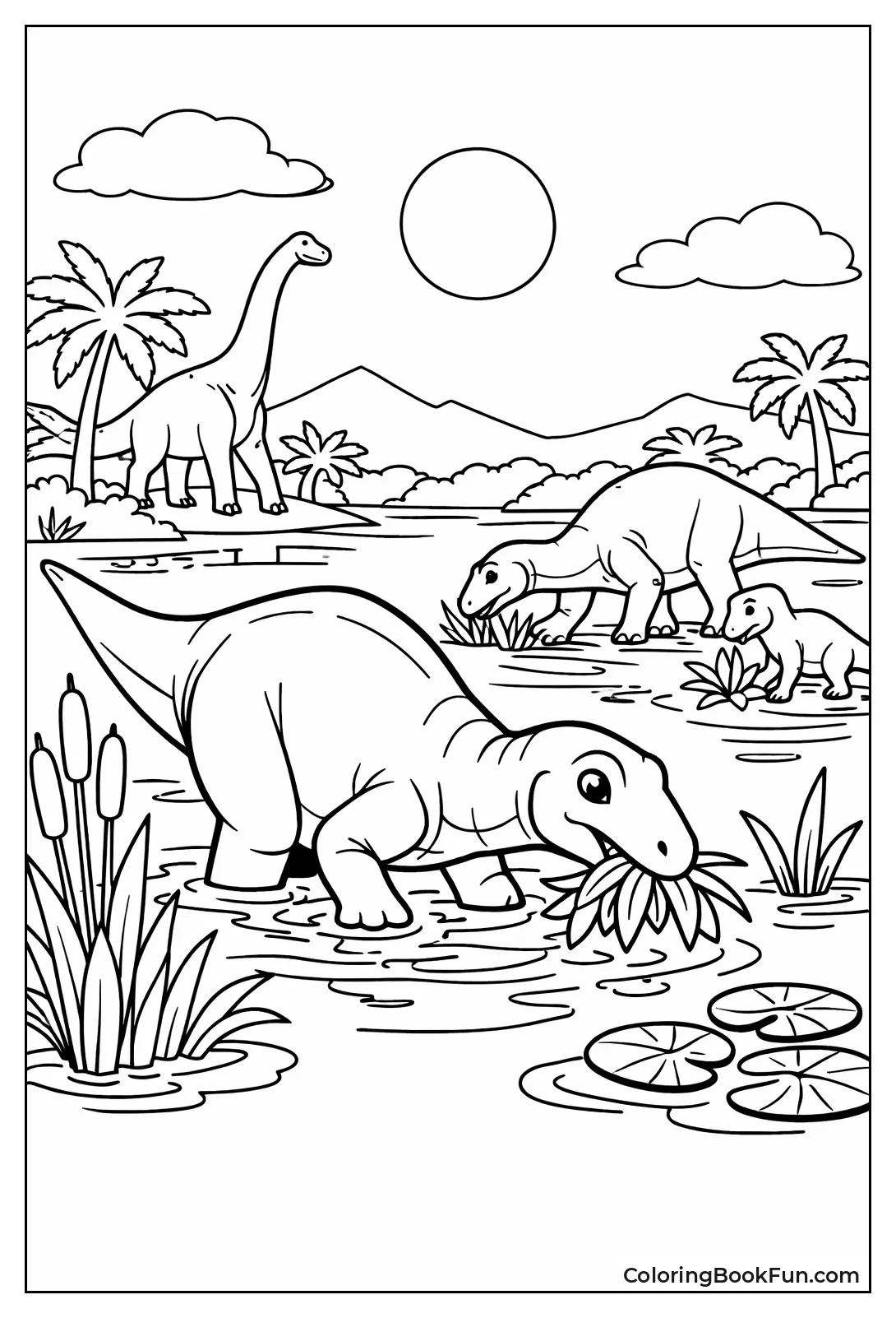 Herbivores Wade Swamp Plants