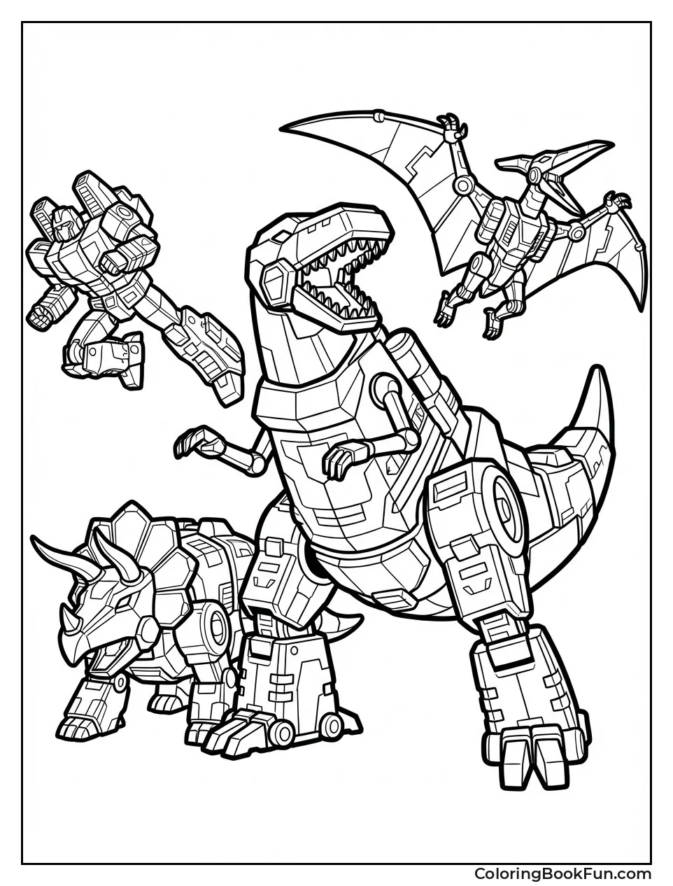 Dinosaurs Transform into Robots