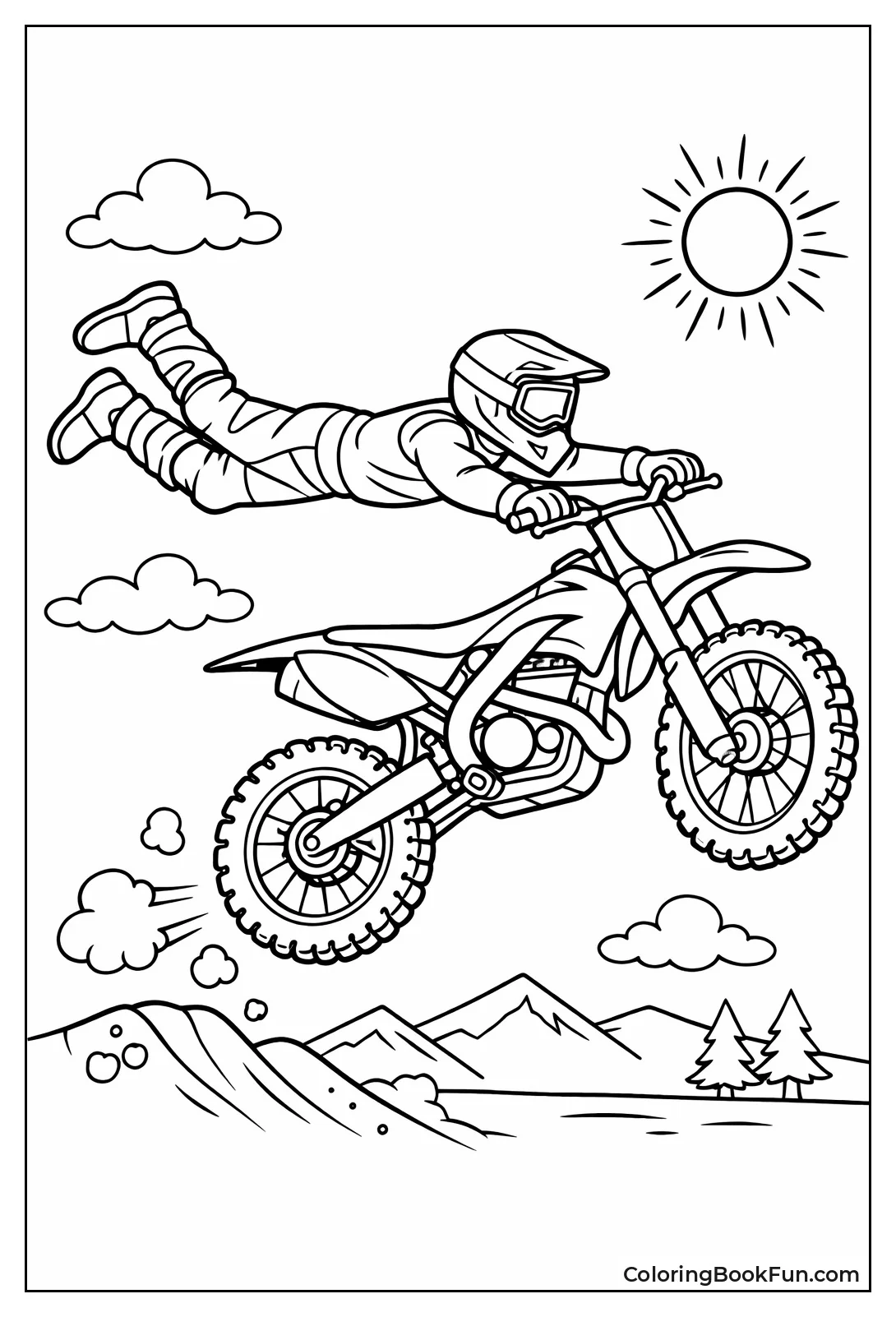 Freestyle Motocross Air Trick