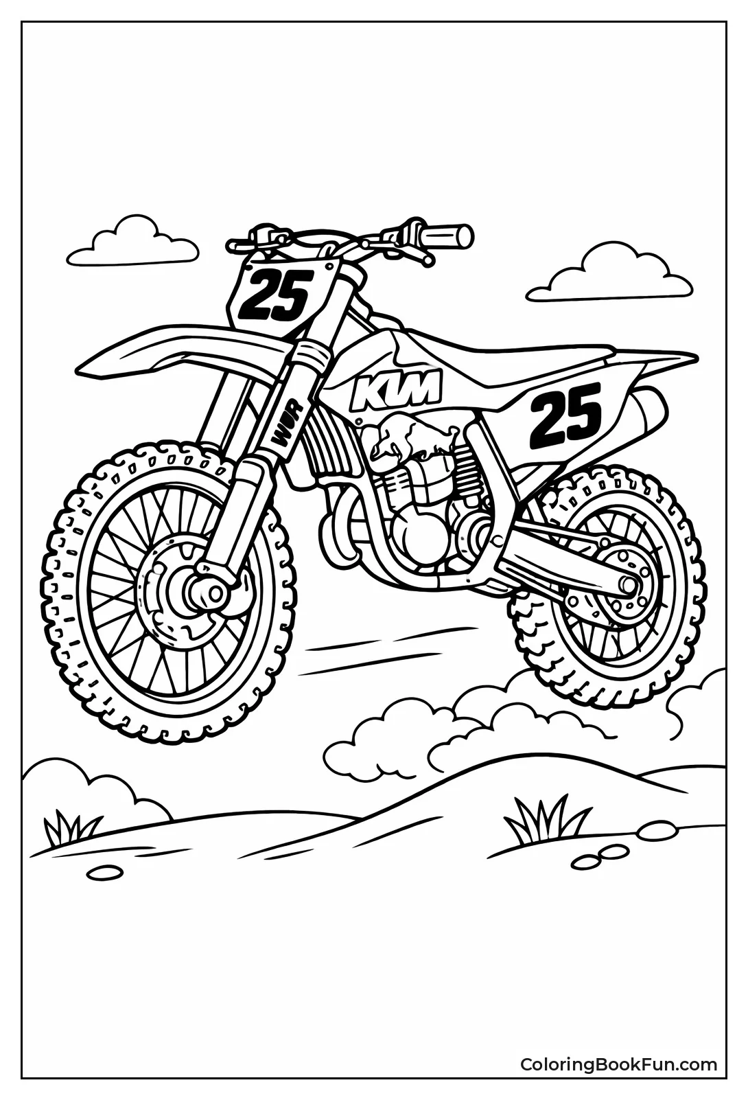 KTM Supercross Race Bike