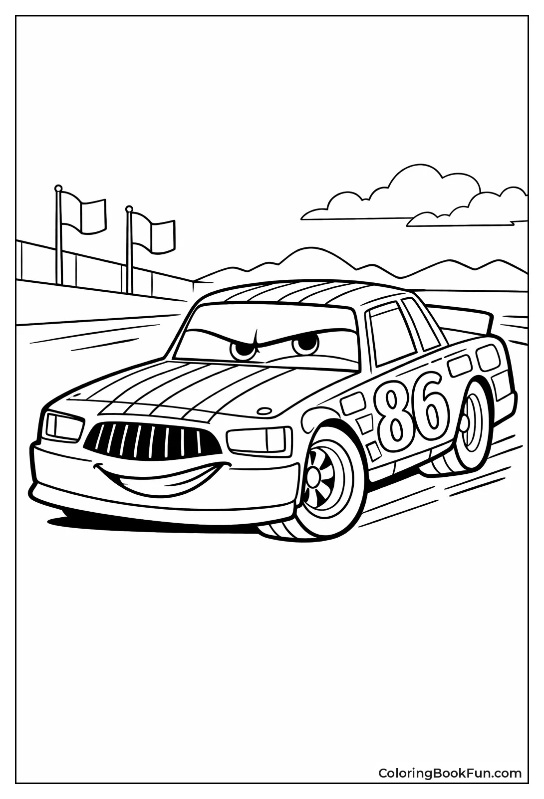 Chick Hicks Sneaky Smirk