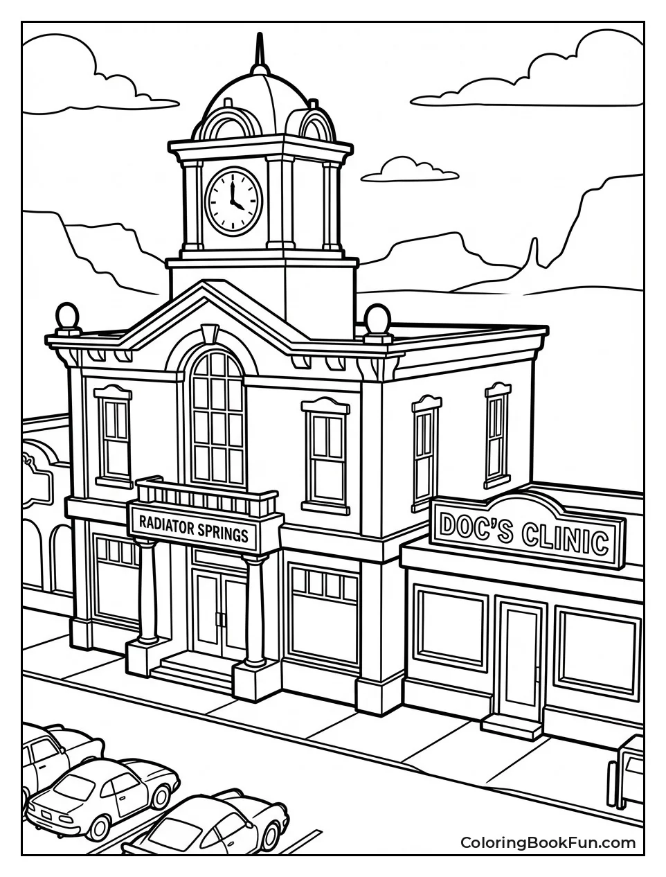 Courthouse Clock Tower Details