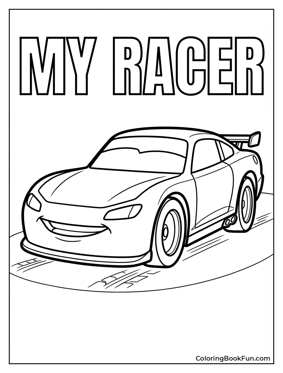 Blank Racer for Your Design