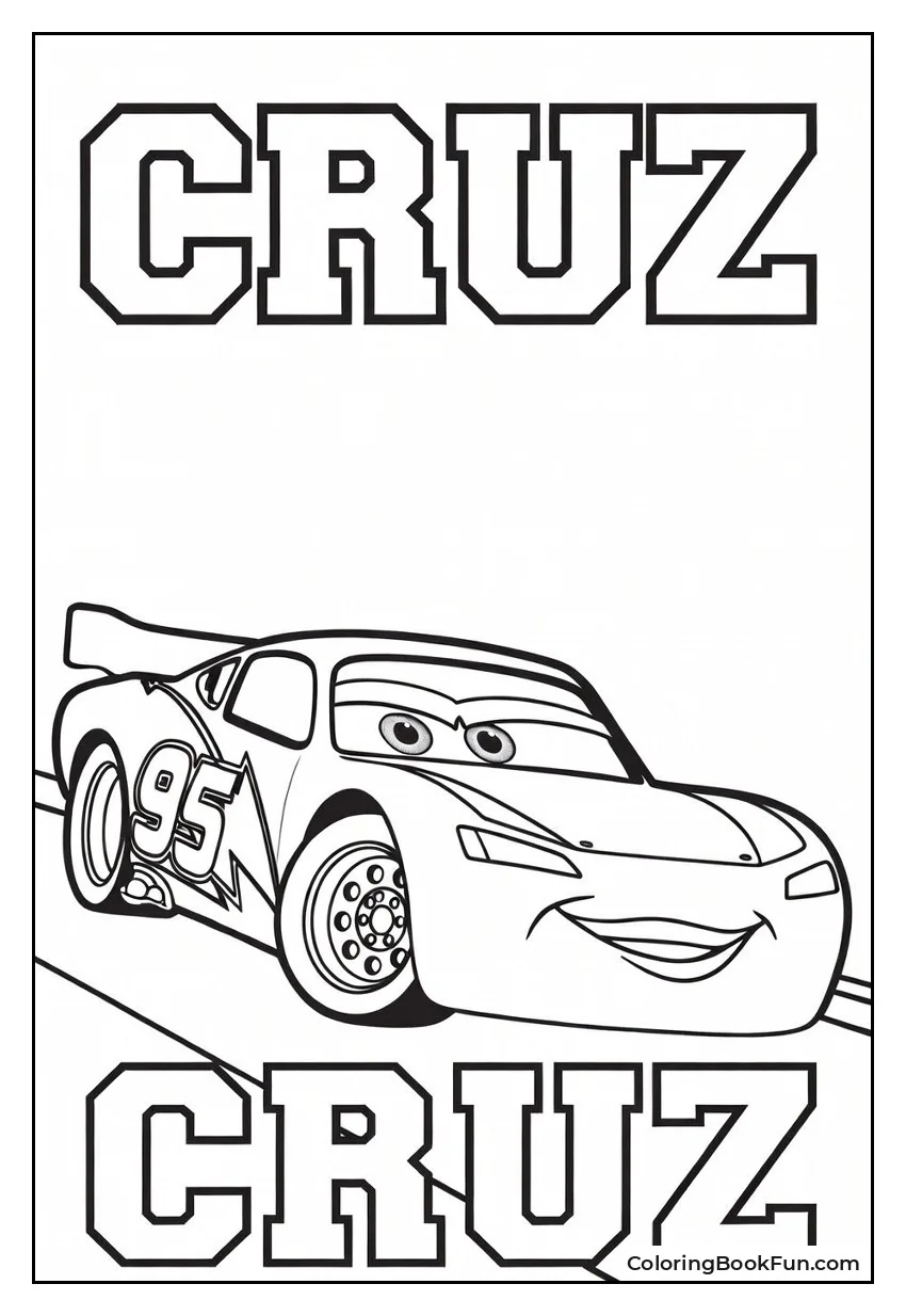 Cruz Ramirez Climbs Training Hill