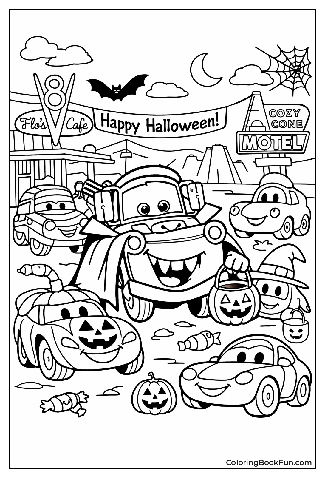 Cars Dress Up for Halloween