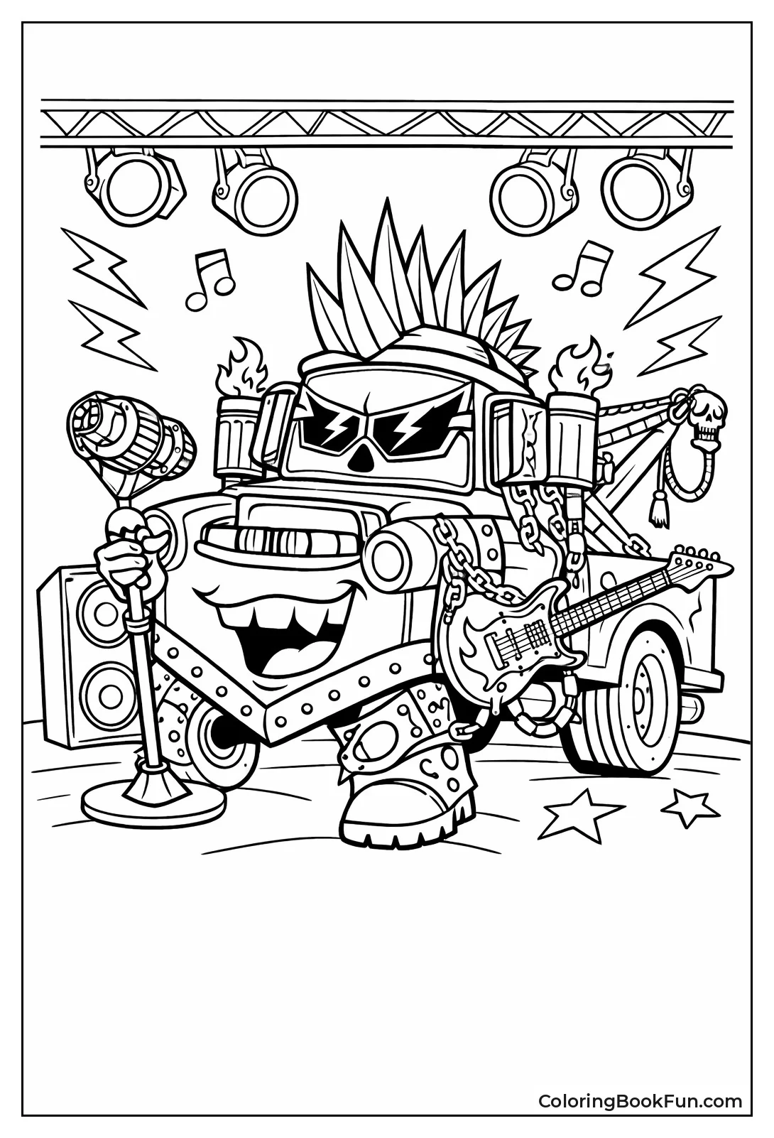 Heavy Metal Rock Star Mater