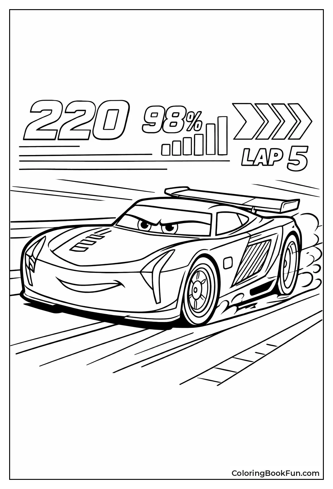 Jackson Storm Speeds on Track