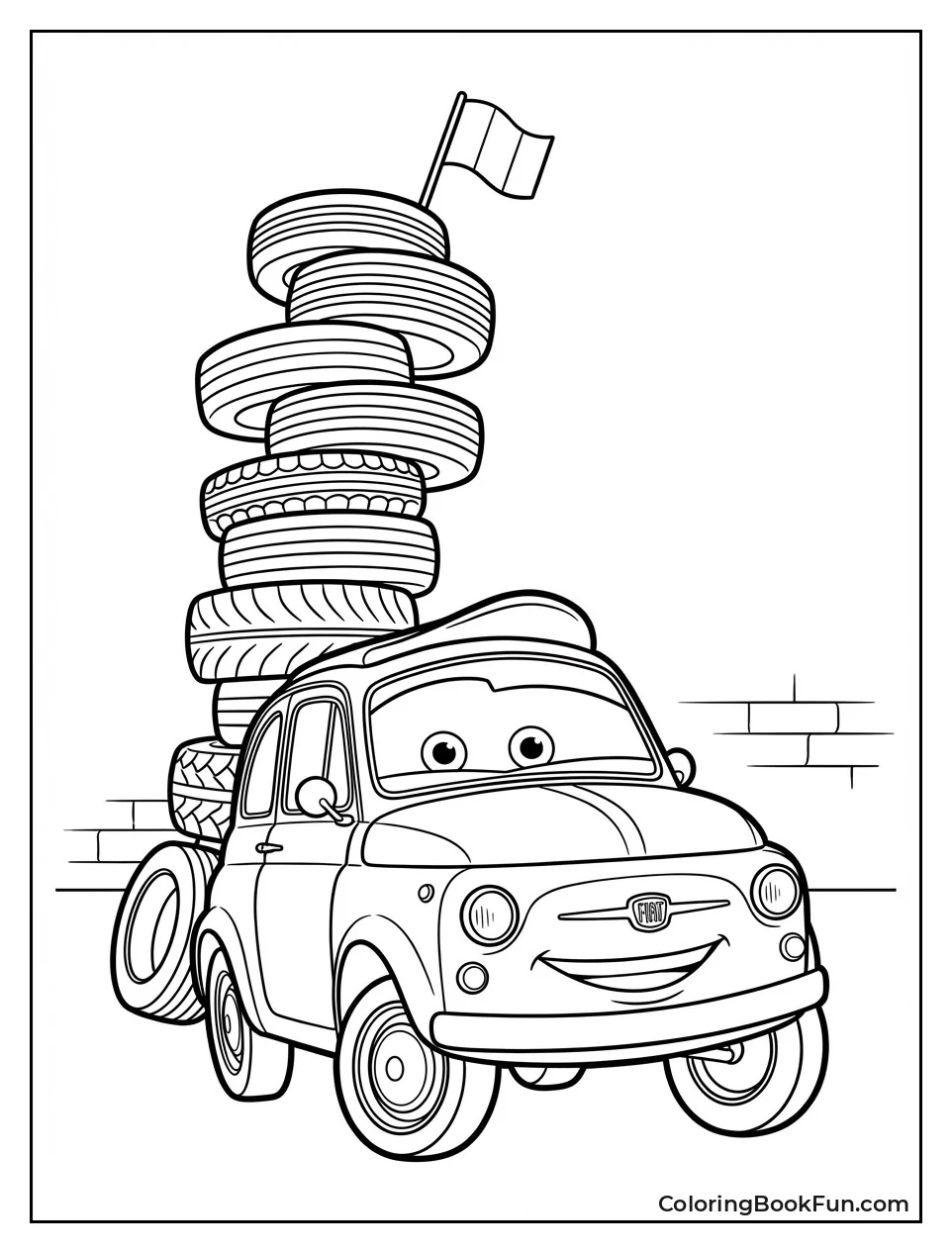 Luigi by Leaning Tire Tower