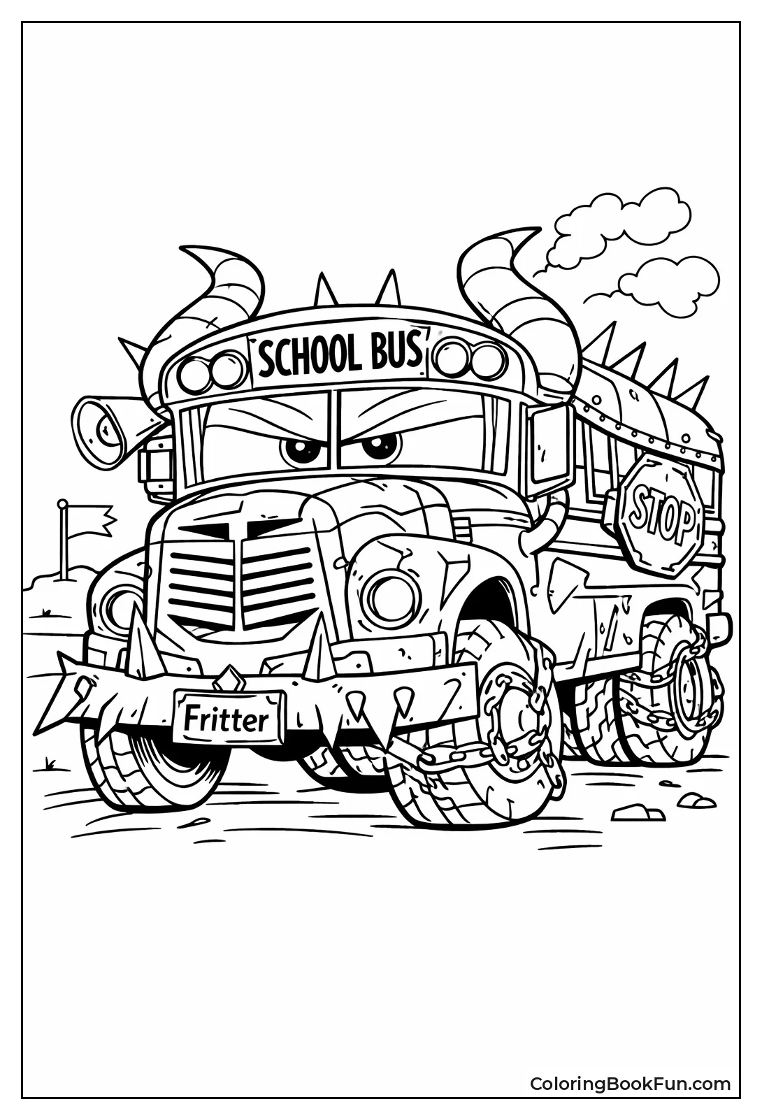 Miss Fritter Crashes in Derby