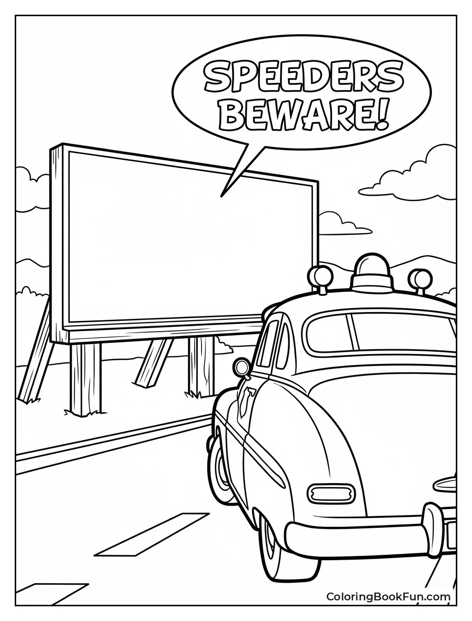 Sheriff Hides Behind Speed Trap