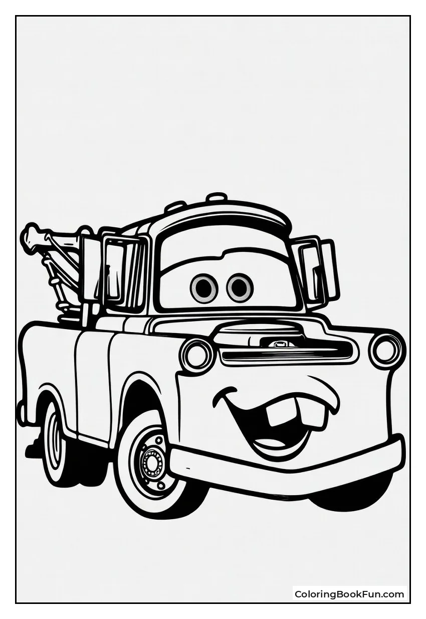 Happy Mater Tow Truck
