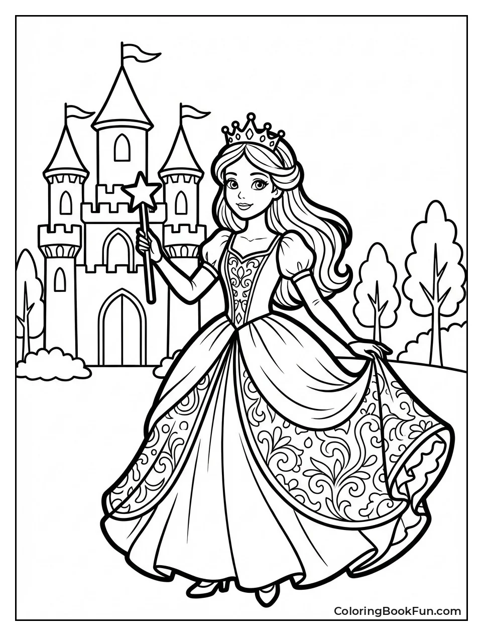 Disney Princesses in Gowns