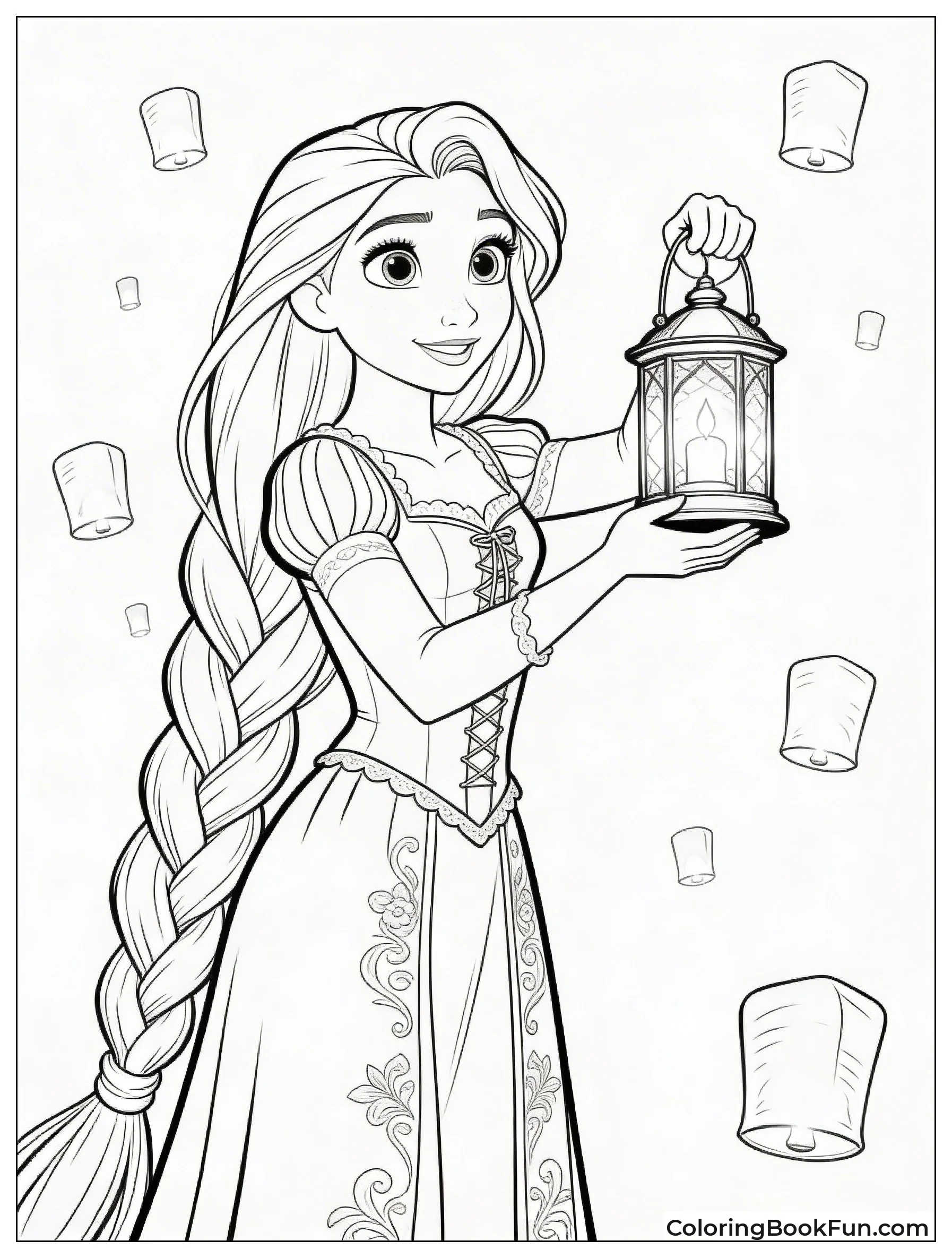 Disney Rapunzel at Lanterns