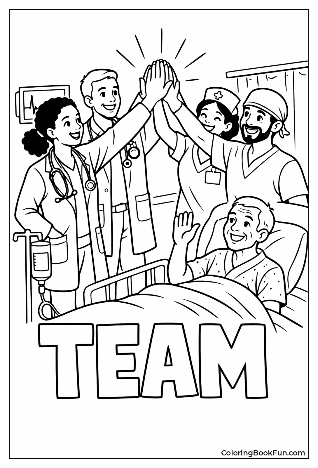 Diverse Team High-Fiving