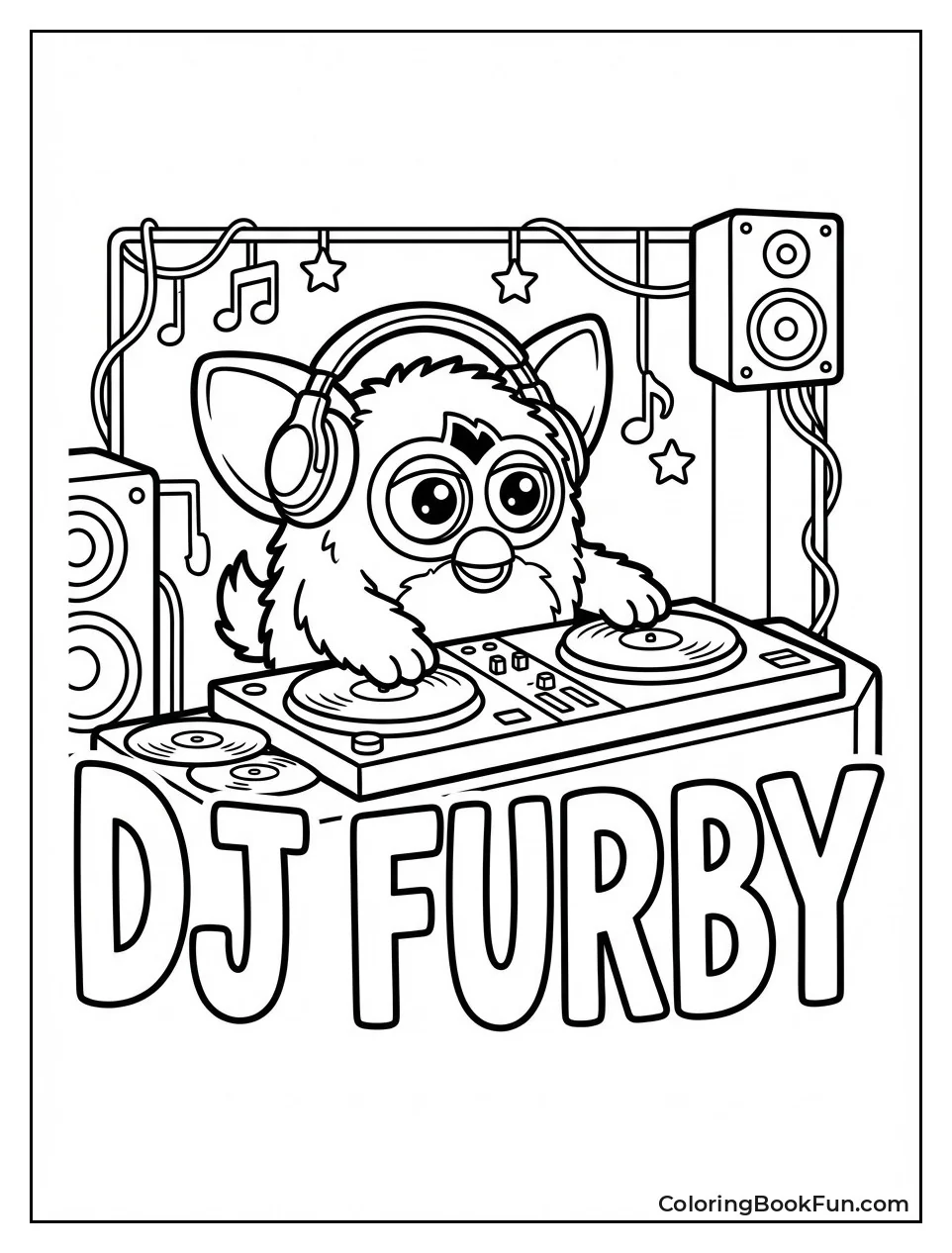 DJ Furby Turntable Booth