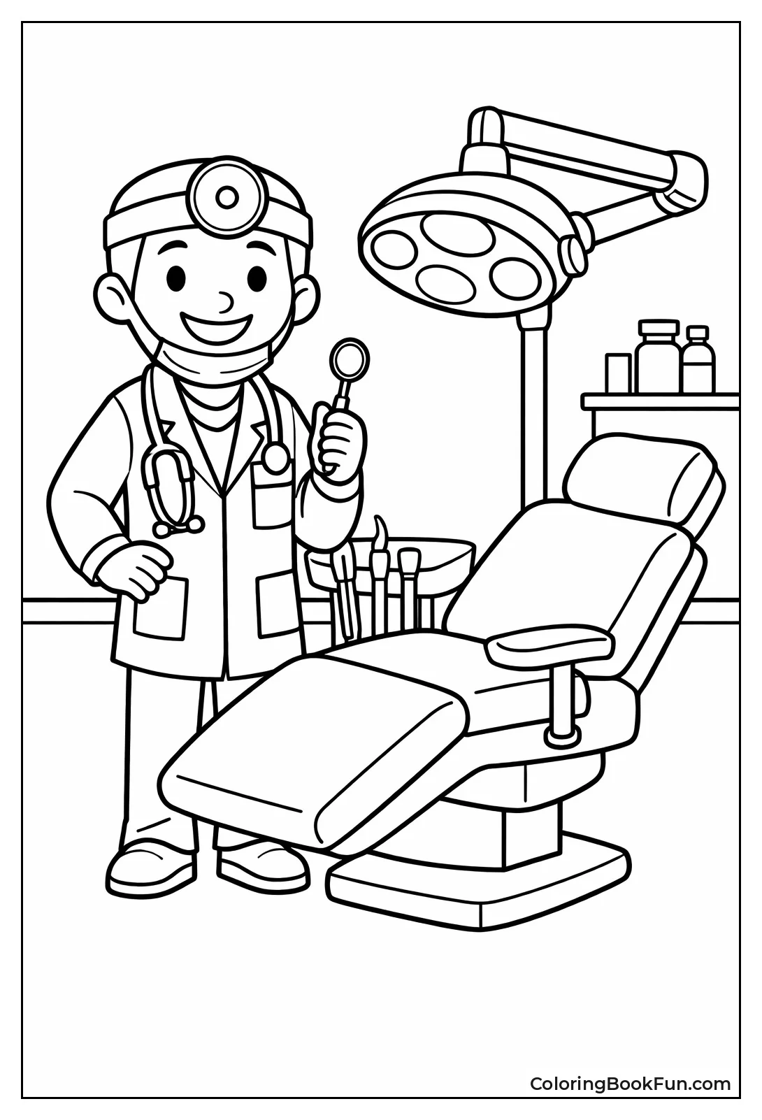 Dentist by Patient Chair