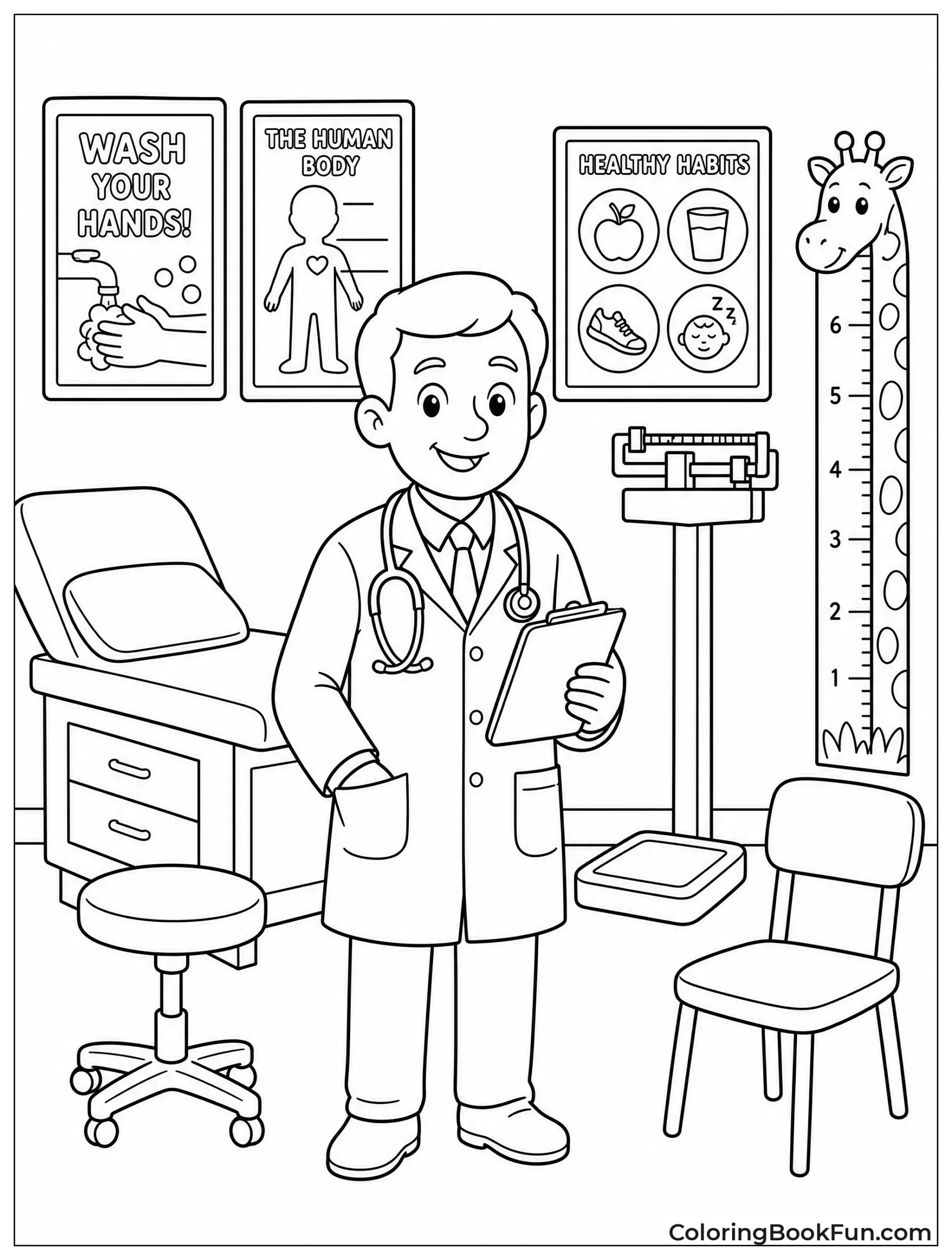 Doctor's Exam Room Interior