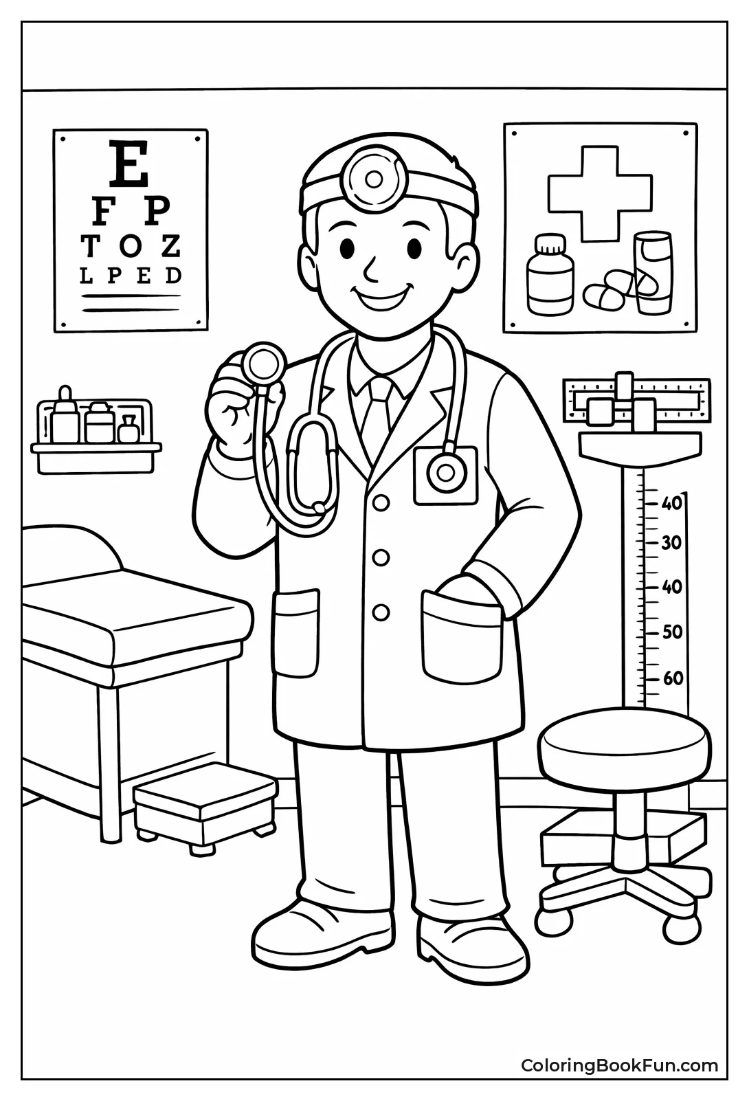 Doctor's Exam Room Interior