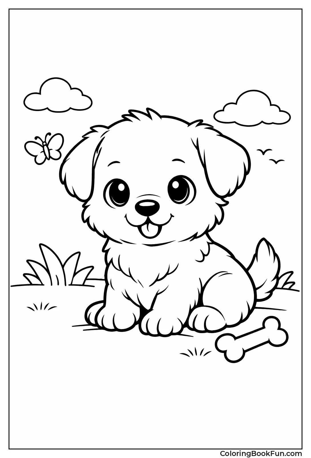 Infant Puppy with Tiny Paws