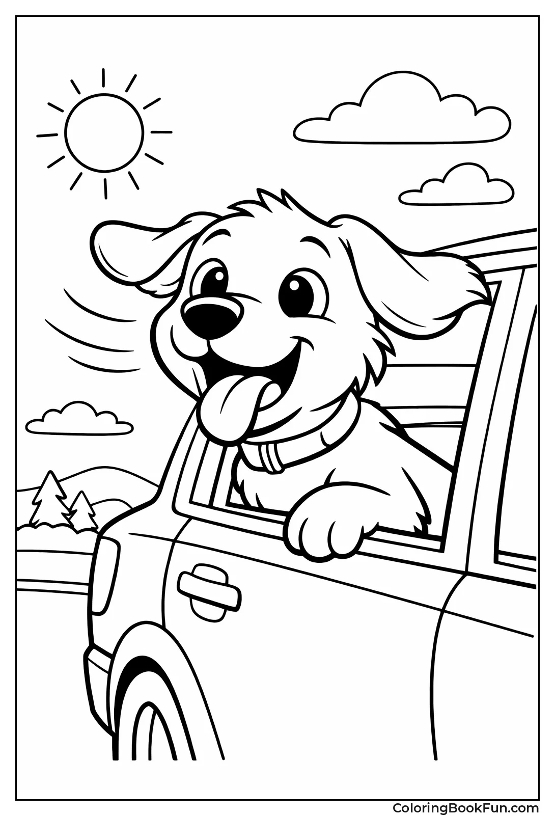Dog in Car Window