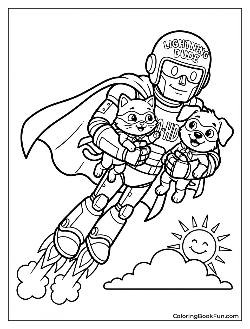 80-HD Flies Buddies Safely