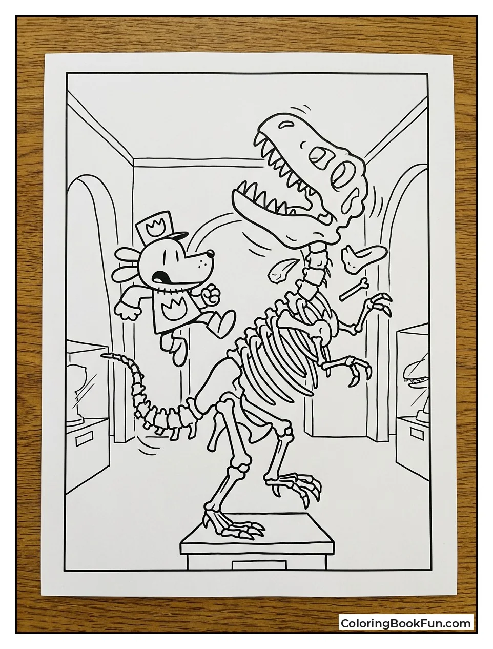 Dog Man Dodges Dinosaur