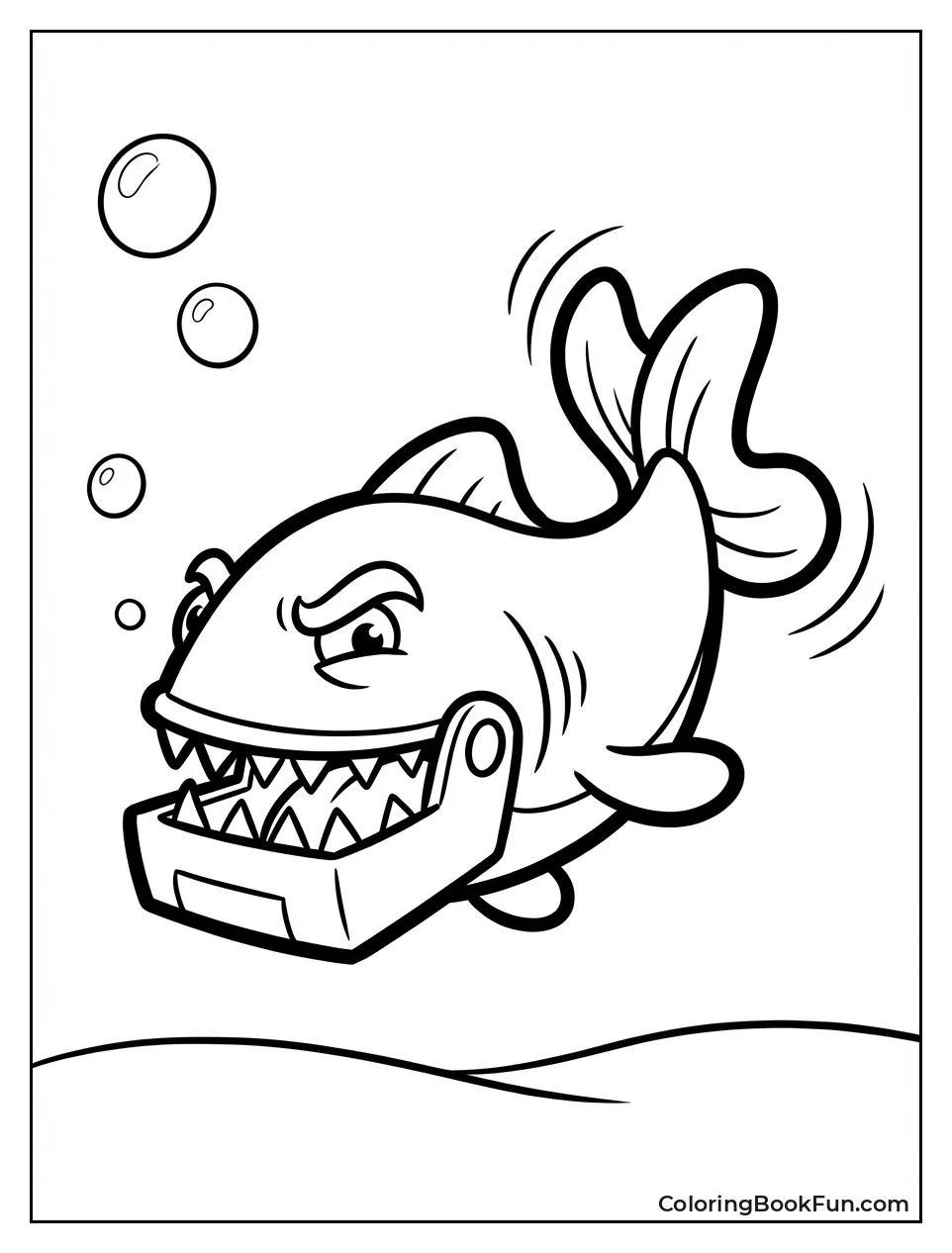 Flippy Fish Attacks Fiercely