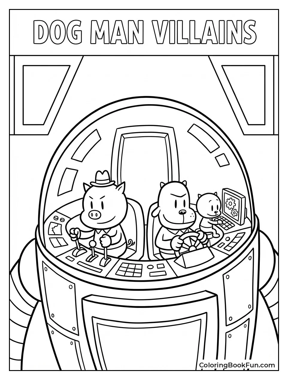 Piggy Drives Giant Robot