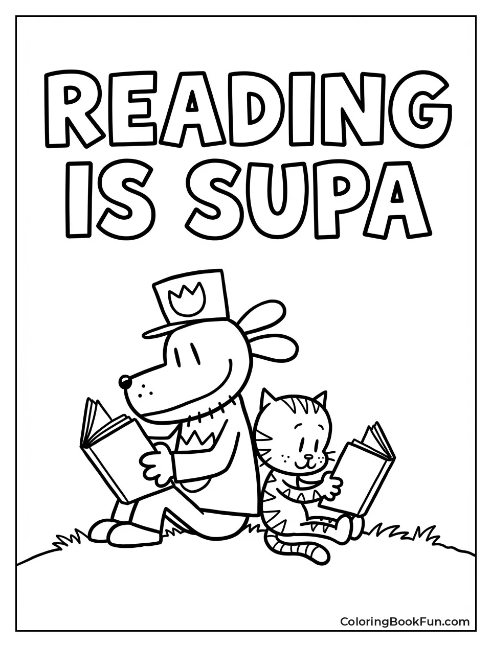 Friends Read Books Together