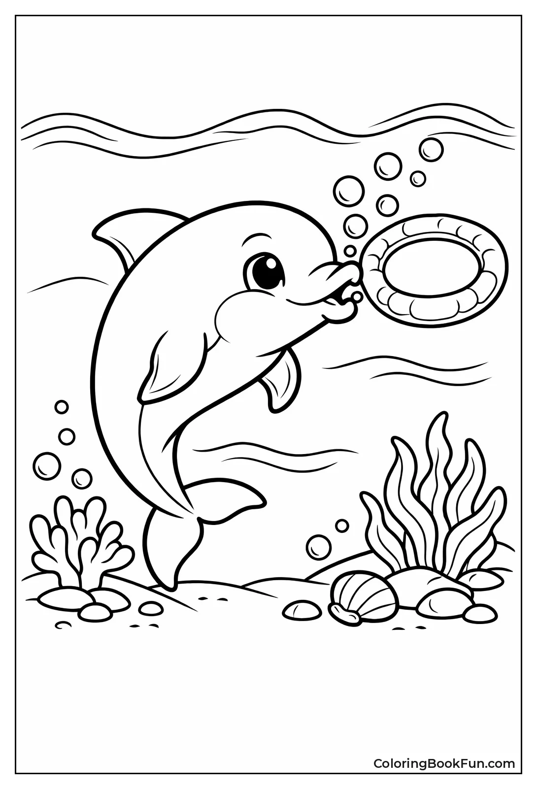 Dolphin Blowing Bubble Ring