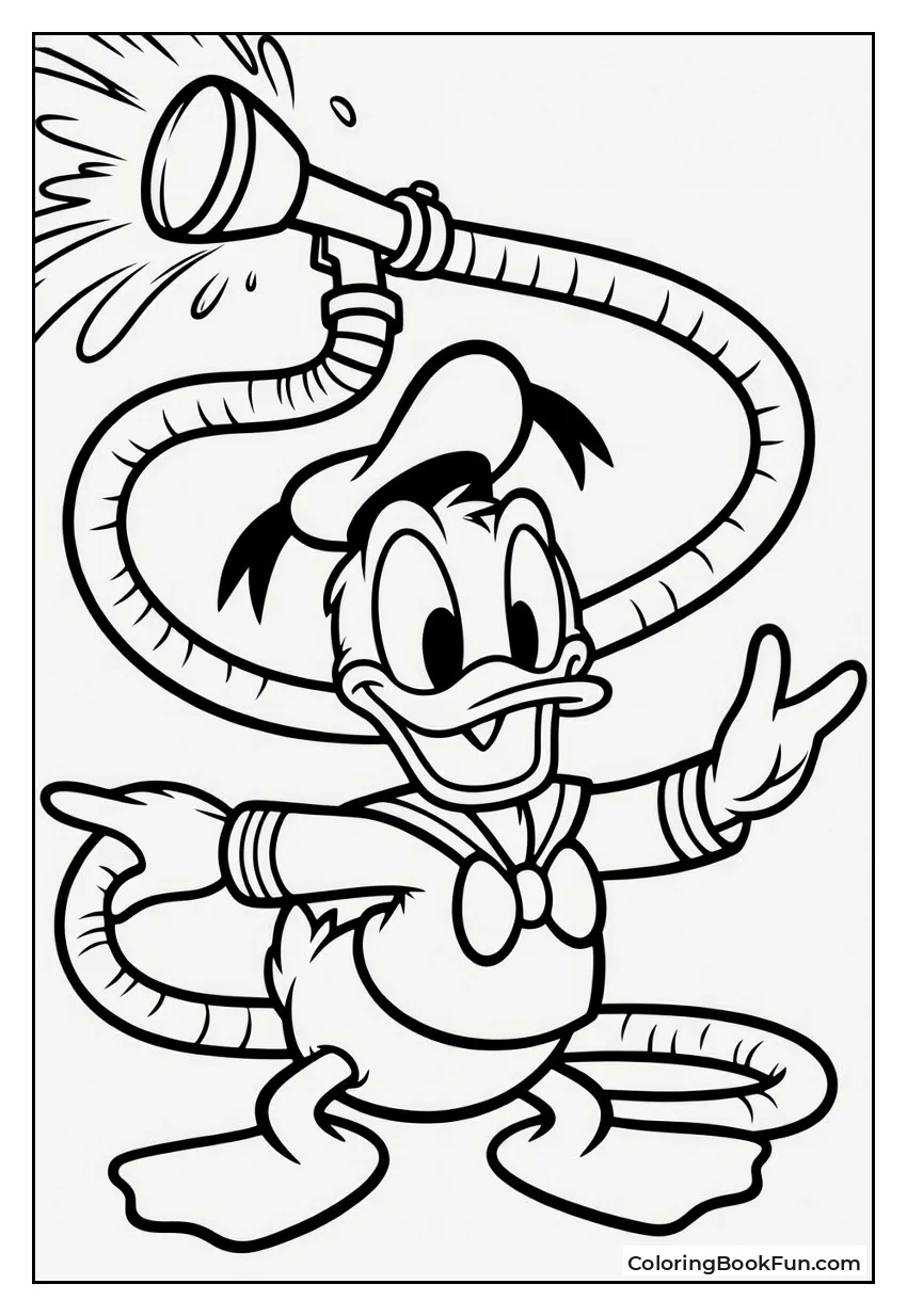 Donald Fighting Wild Hose