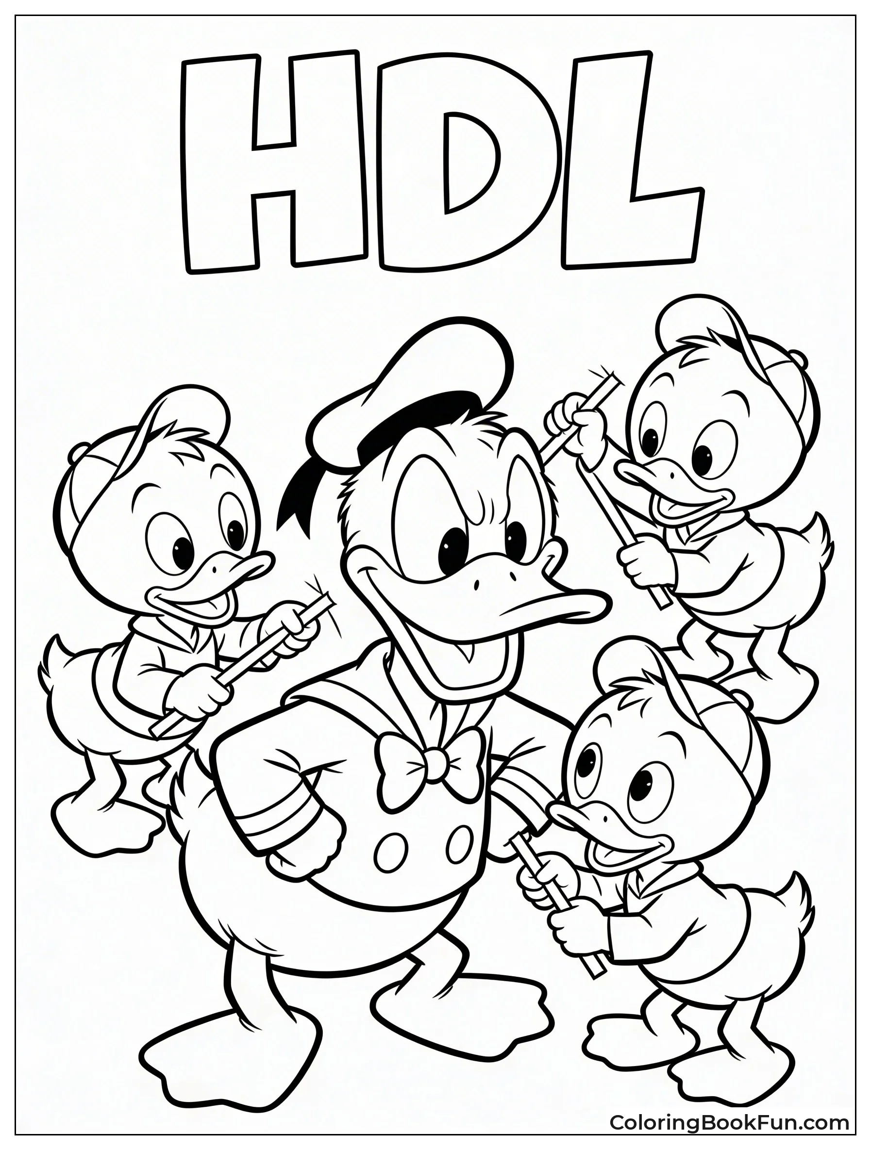 Nephews Pranking Frustrated Donald