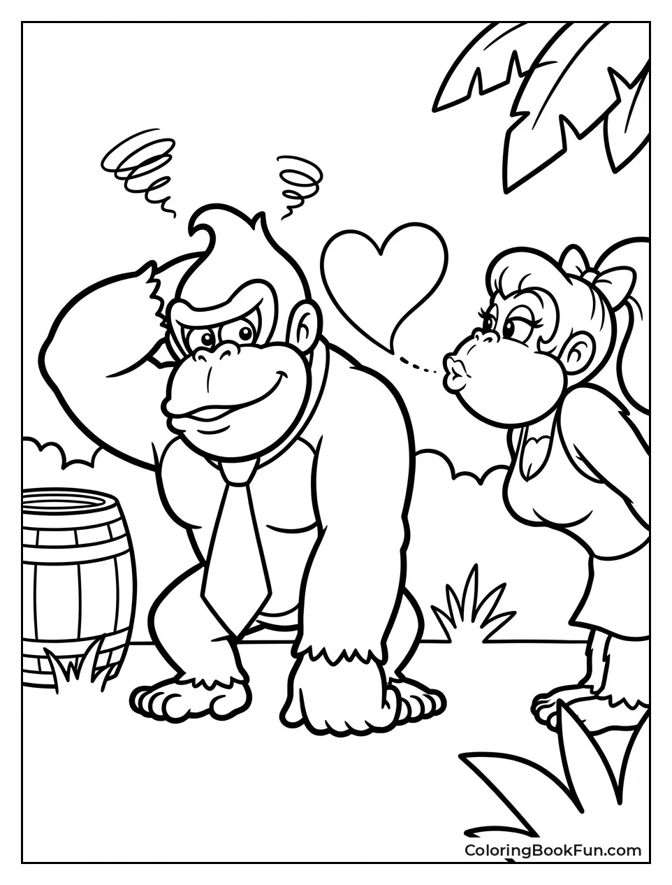 Candy Kong Blows Heart Kiss