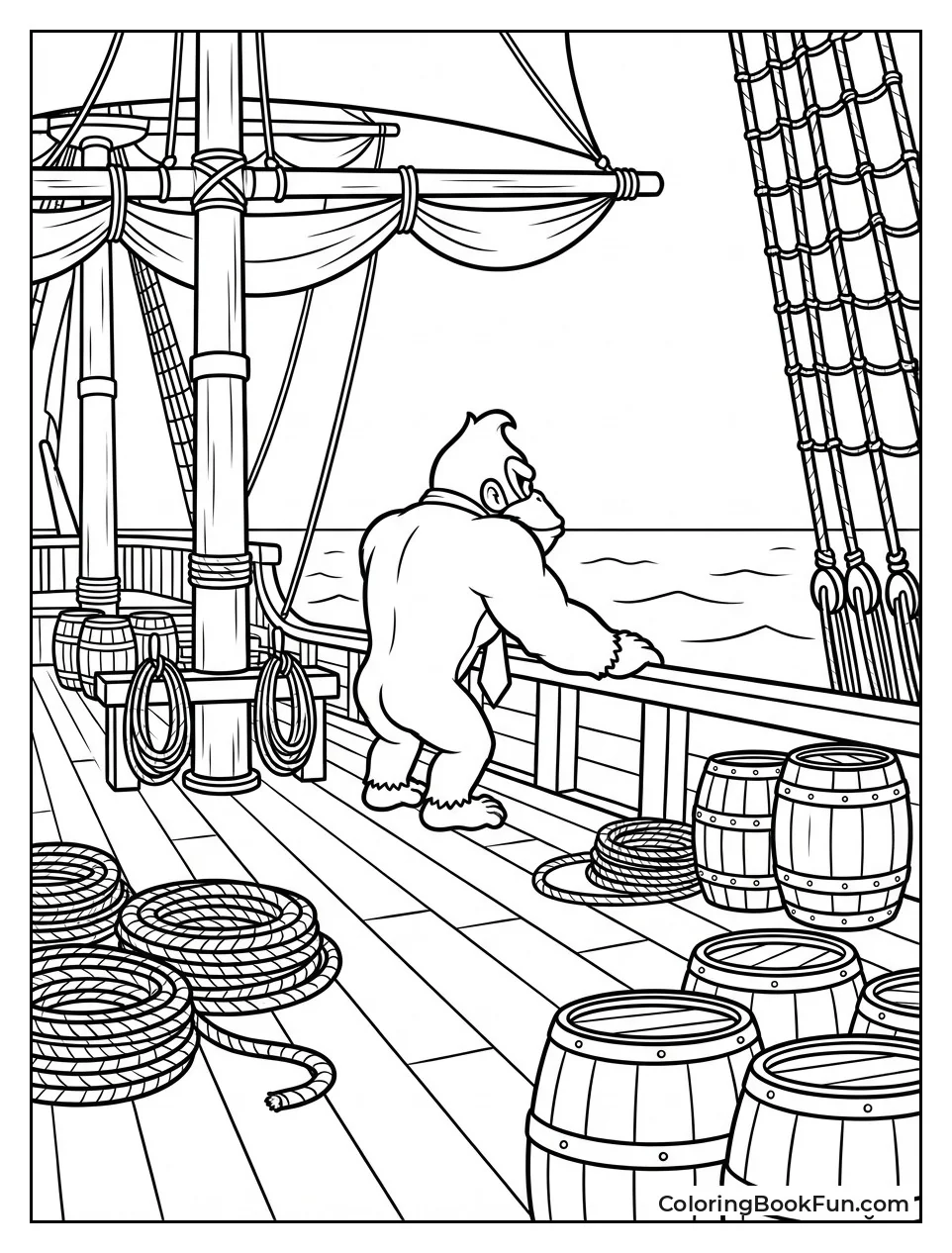 Gangplank Galleon Ship Deck