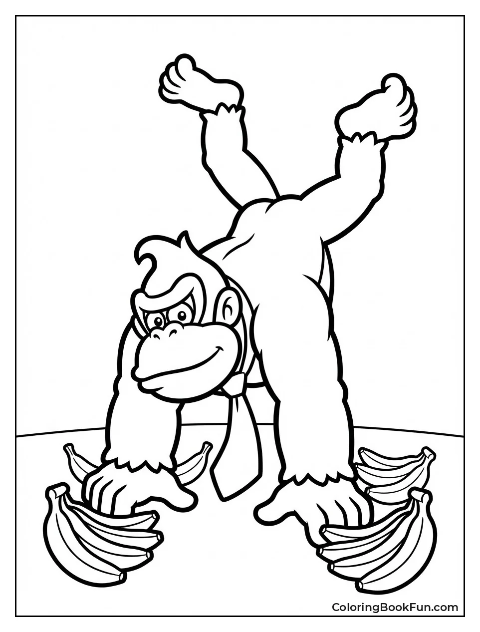 Donkey Kong Does Handstand