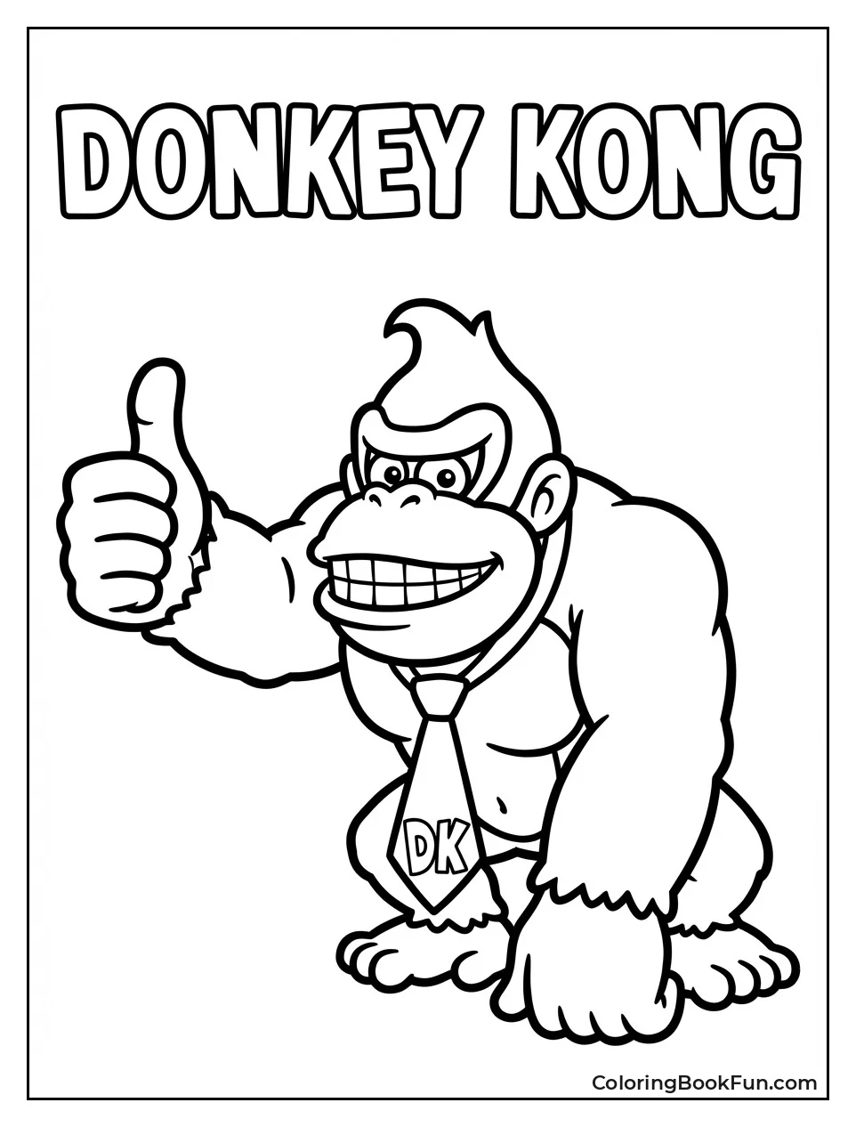 Donkey Kong Gives Thumbs Up