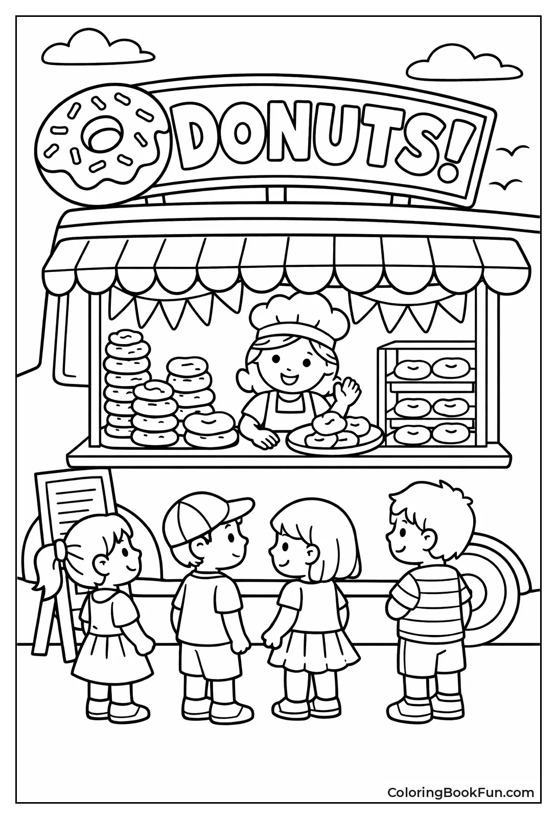 Donut Food Truck Line