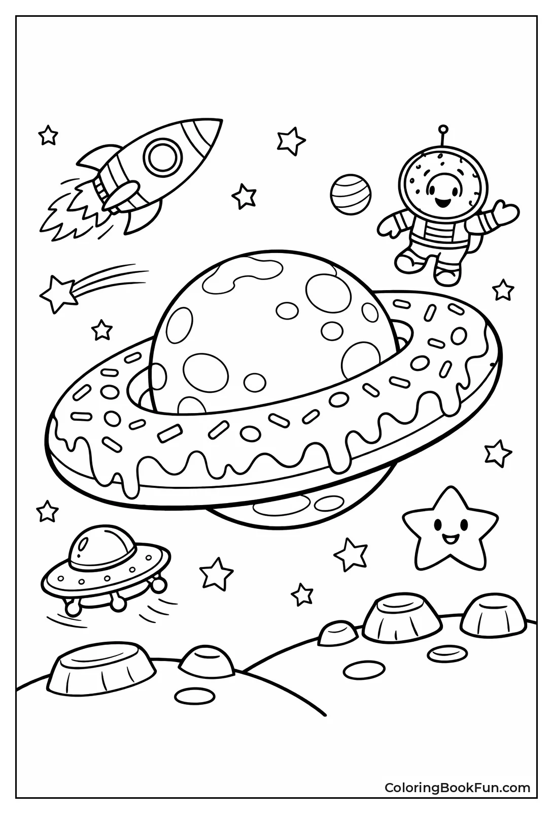 Planet with Donut Ring