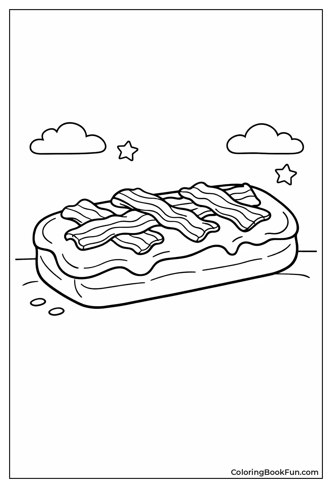 Maple Icing Bacon Donut