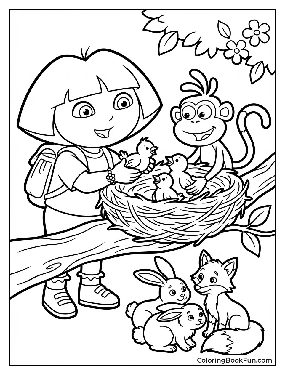 Dora Rescues Baby Animals