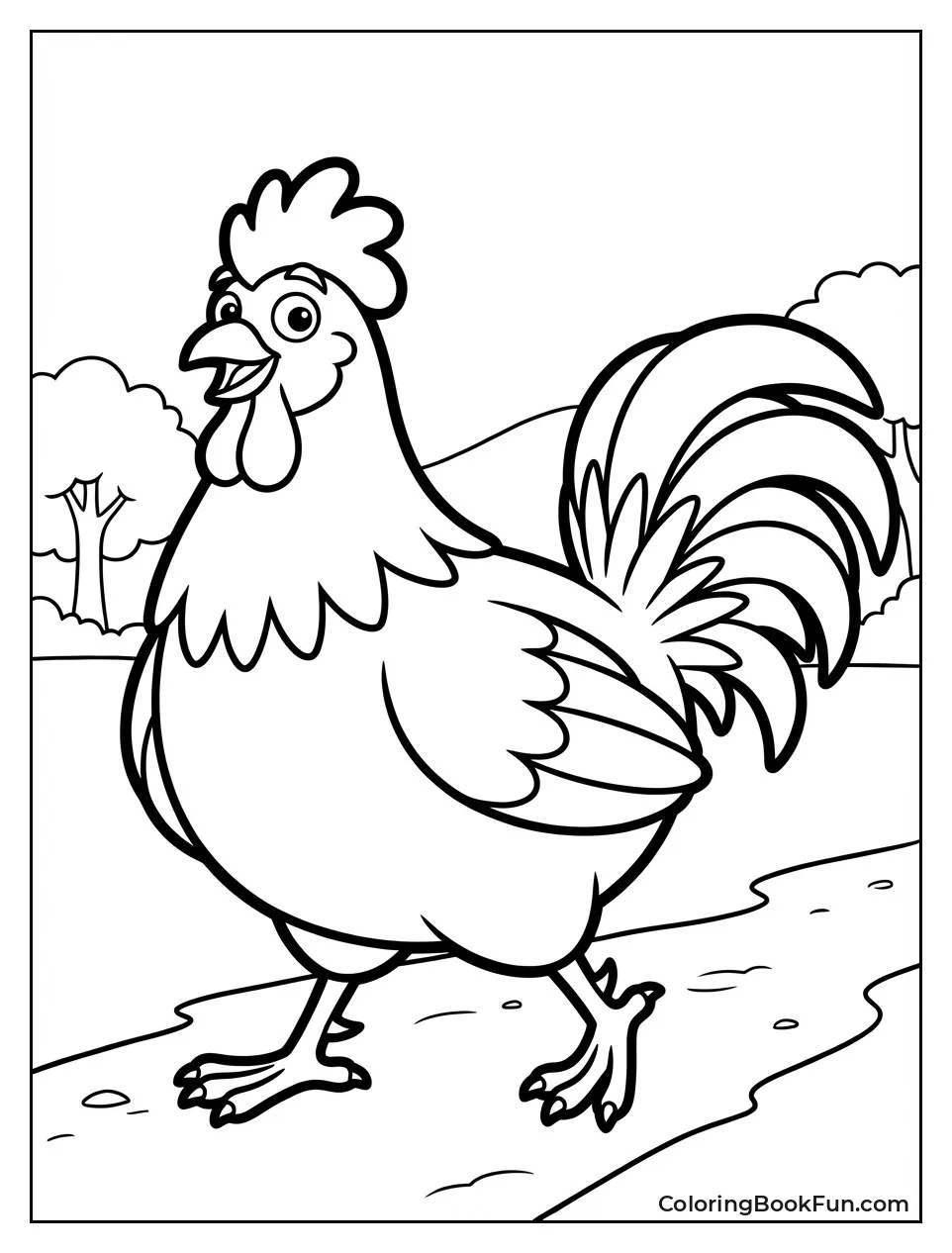 Big Red Chicken Struts