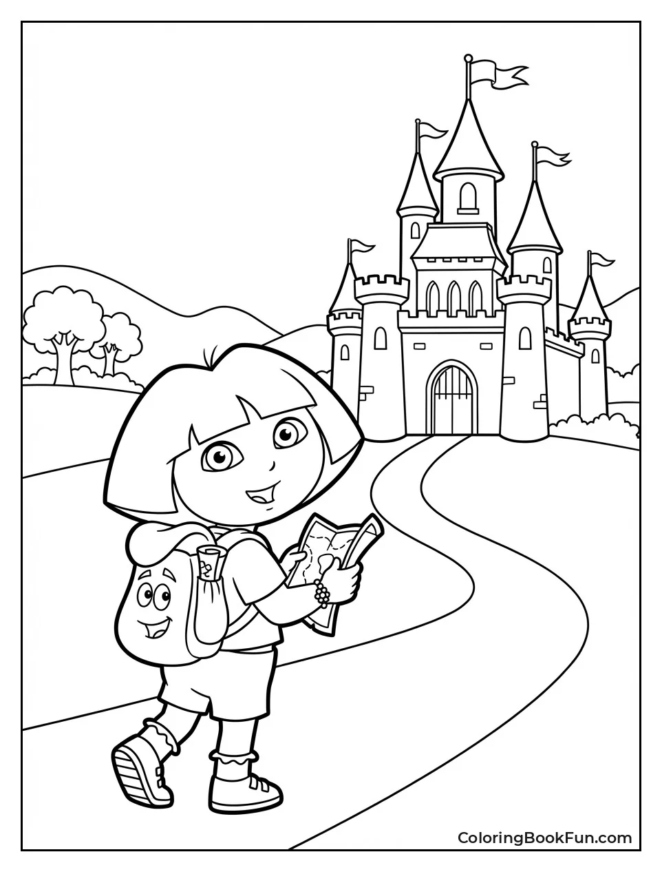 Dora Nears Fairytale Castle