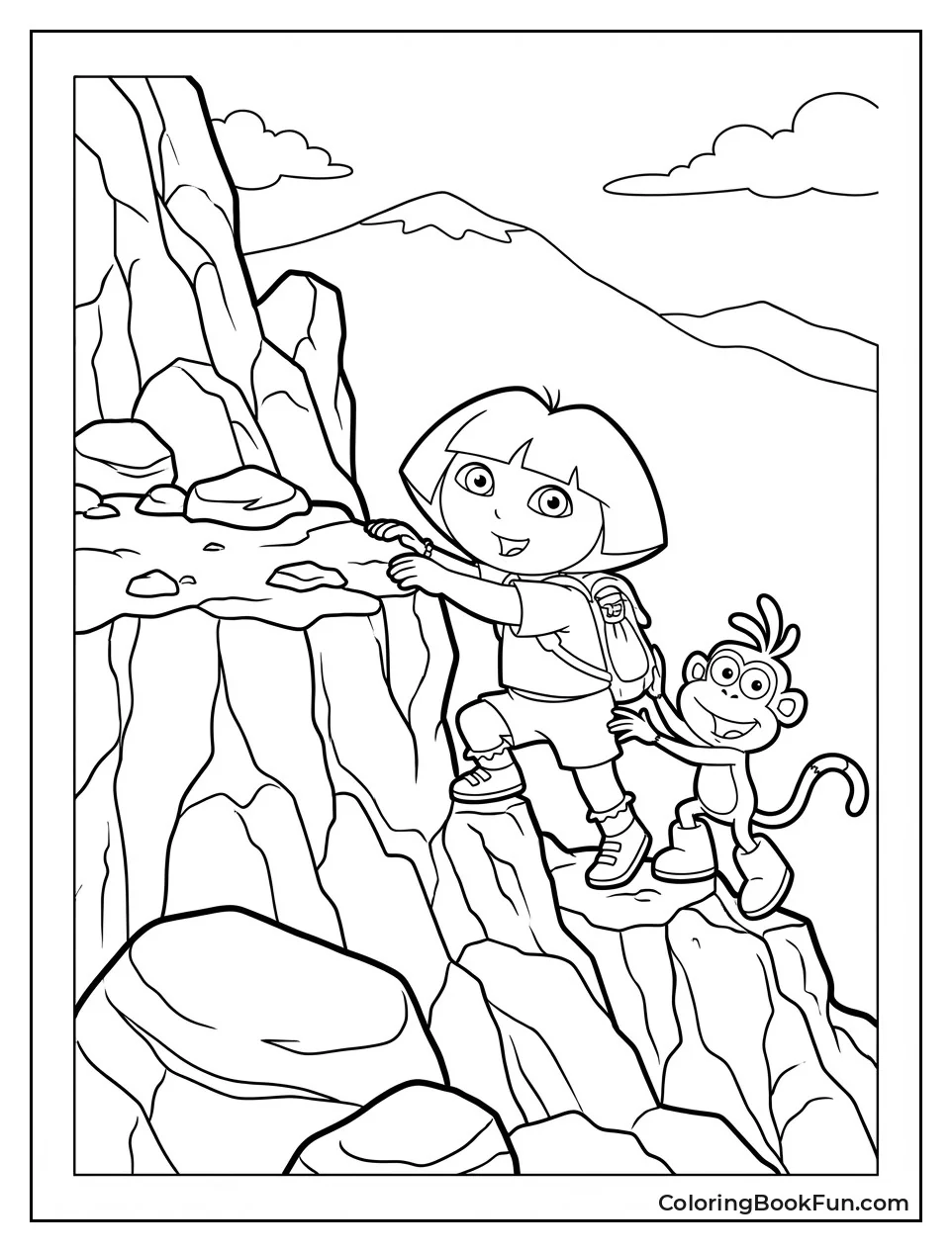 Dora Climbs Rocky Mountain