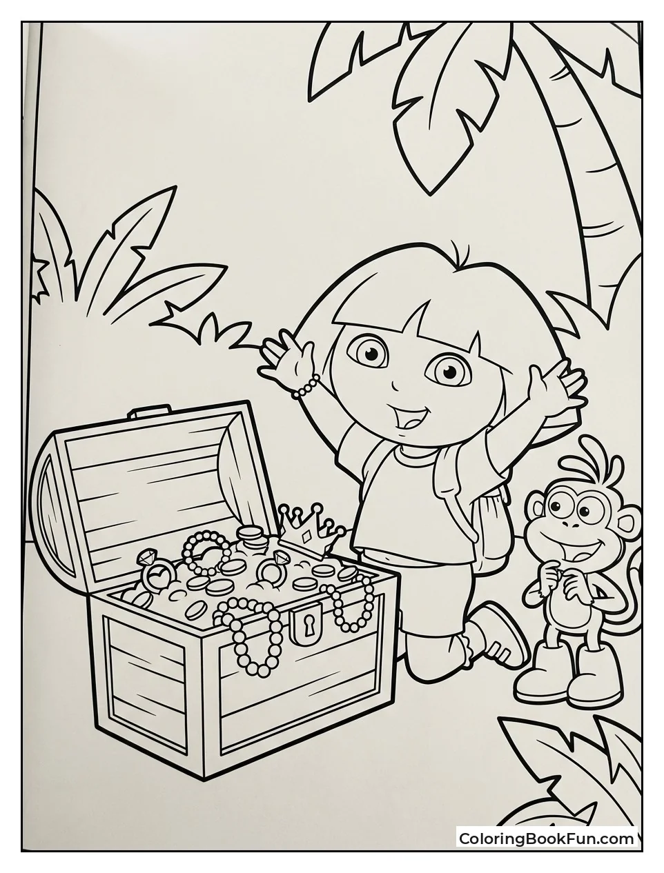 Dora Opens Treasure Chest