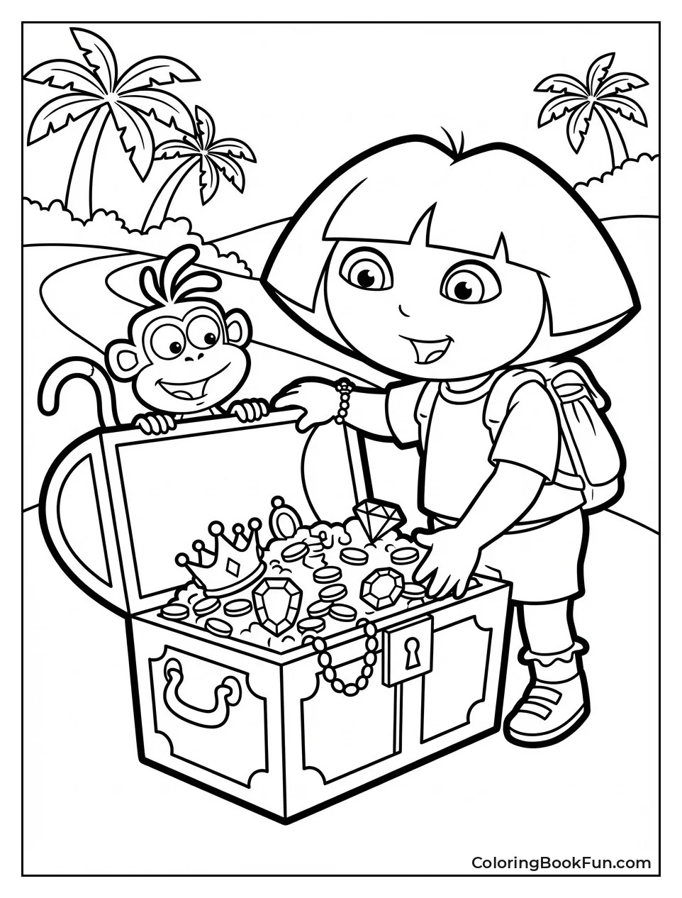 Dora Opens Treasure Chest