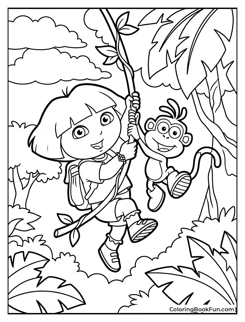 Dora Swings Vine High