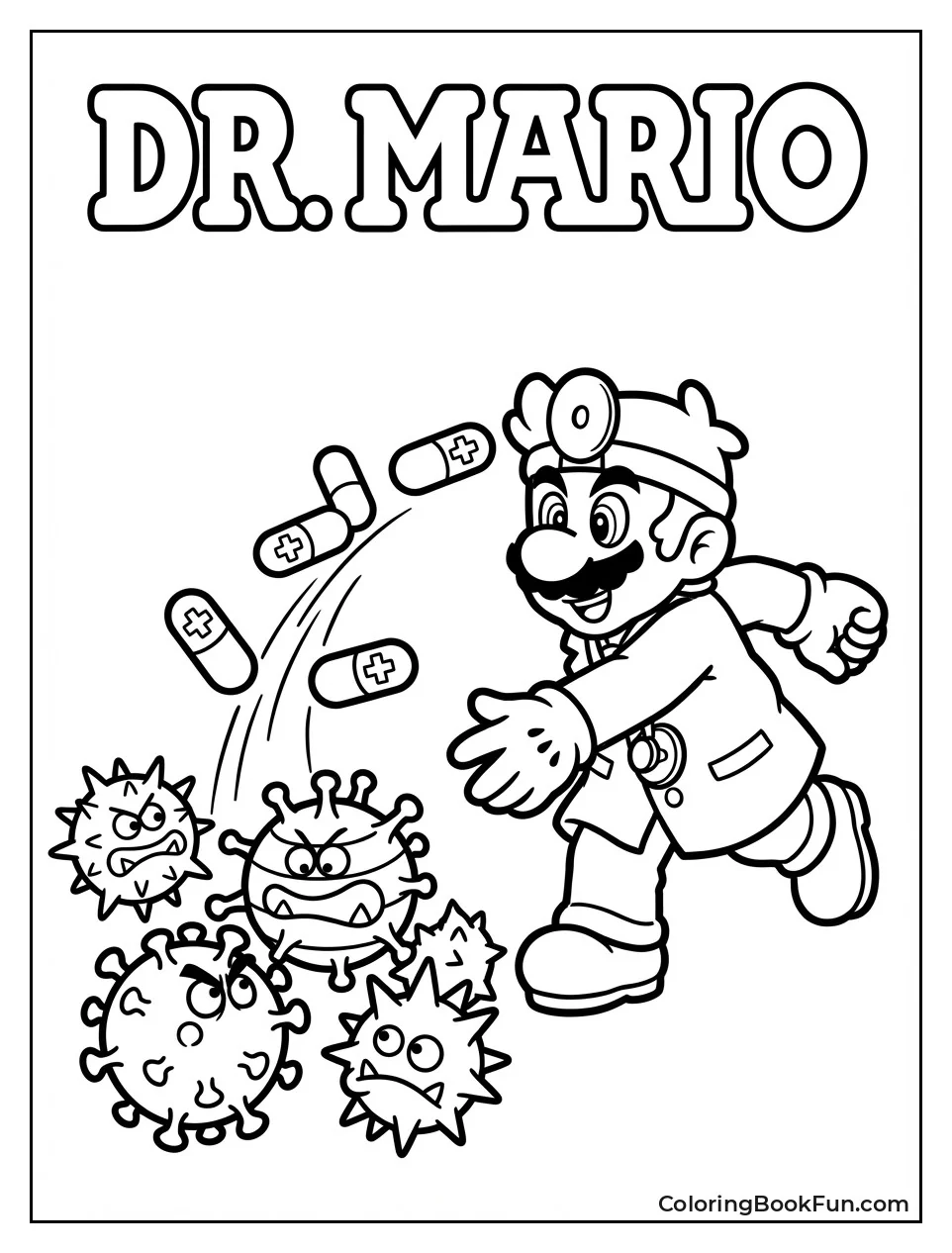 Doctor Mario Tosses Vitamins