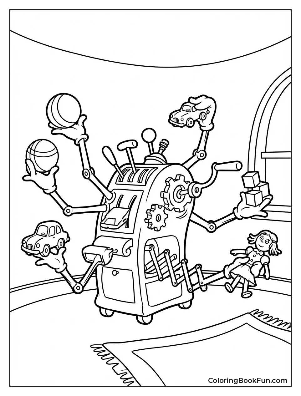 Cat Runs Cleaning Machine