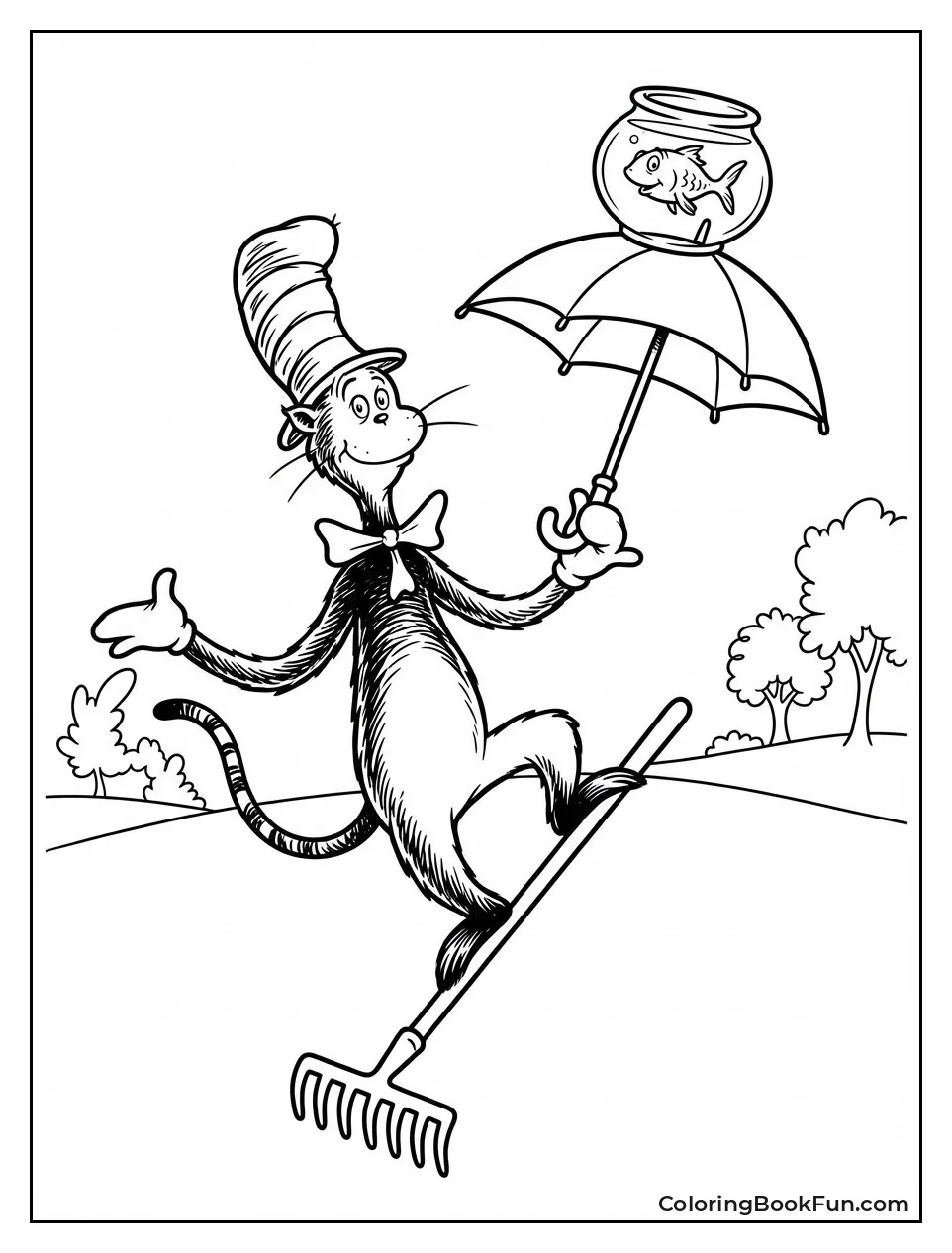 Cat Balances Fishbowl High