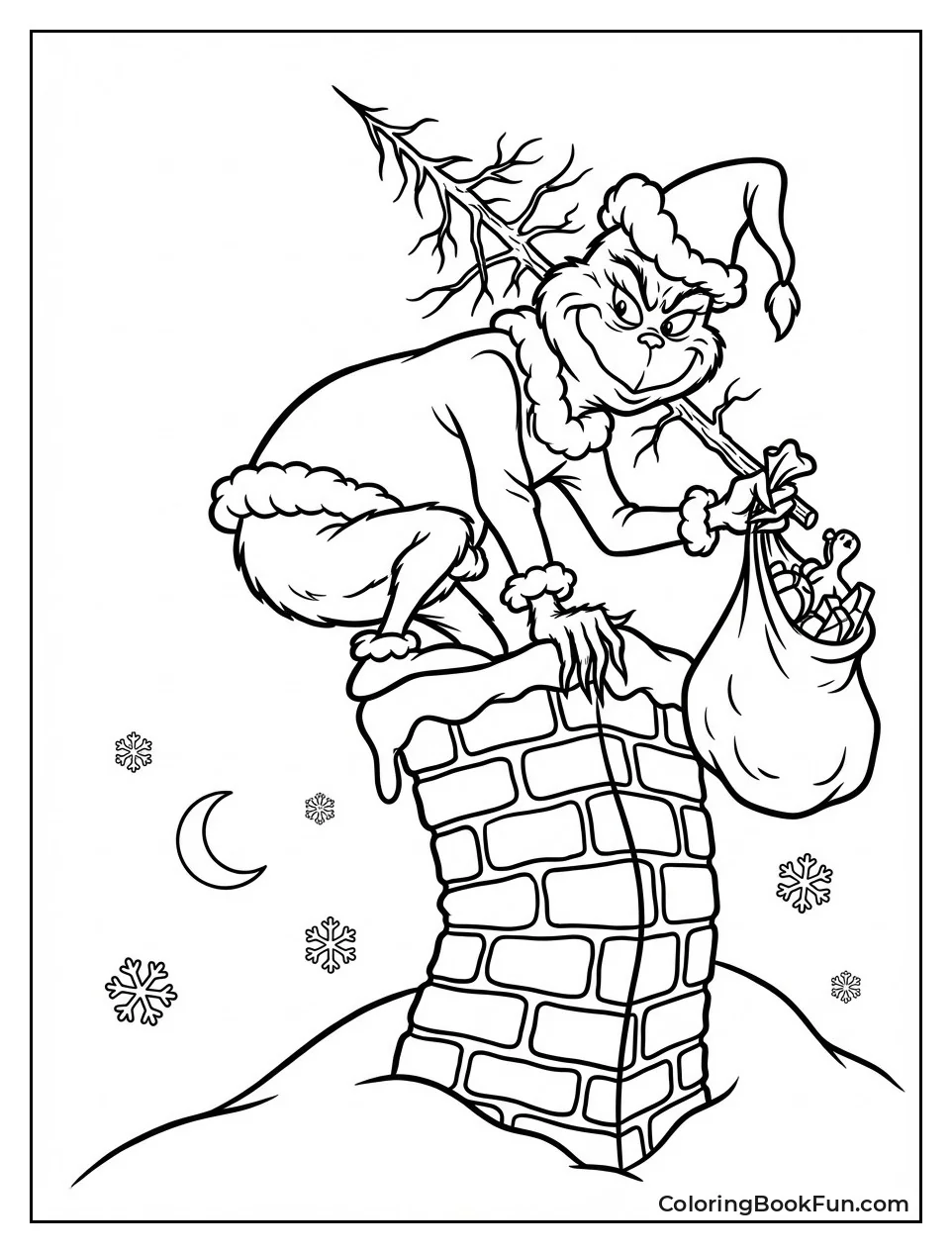 Grinch Steals Christmas Tree